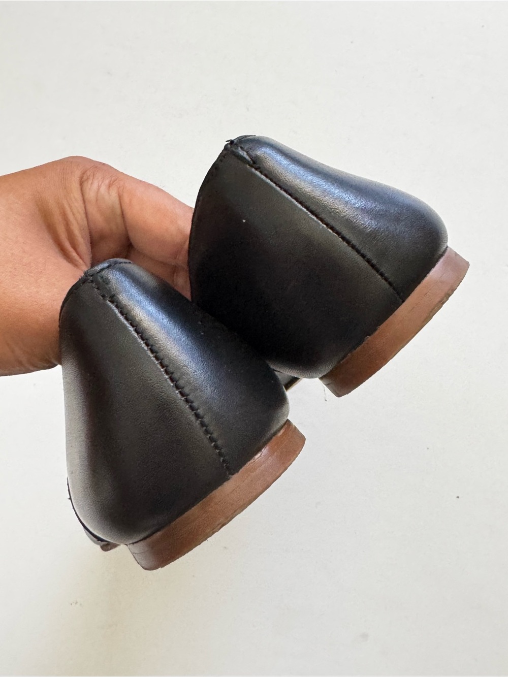 Madewell Black Frances Skimmer Pointed Leather Slip-On Loafers size 8.5 - Picture 6 of 7